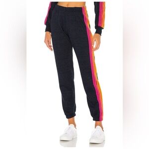 Aviator Nation Women’s Five Stripe Sweatpants, Size XS